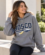 Load image into Gallery viewer, Bosco Spear Logo Hoodie – Graphite Heather
