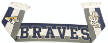 Load image into Gallery viewer, Bosco Knit Scarf Navy and Grey
