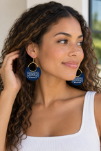 Load image into Gallery viewer, Nickel &amp; Suede Earrings
