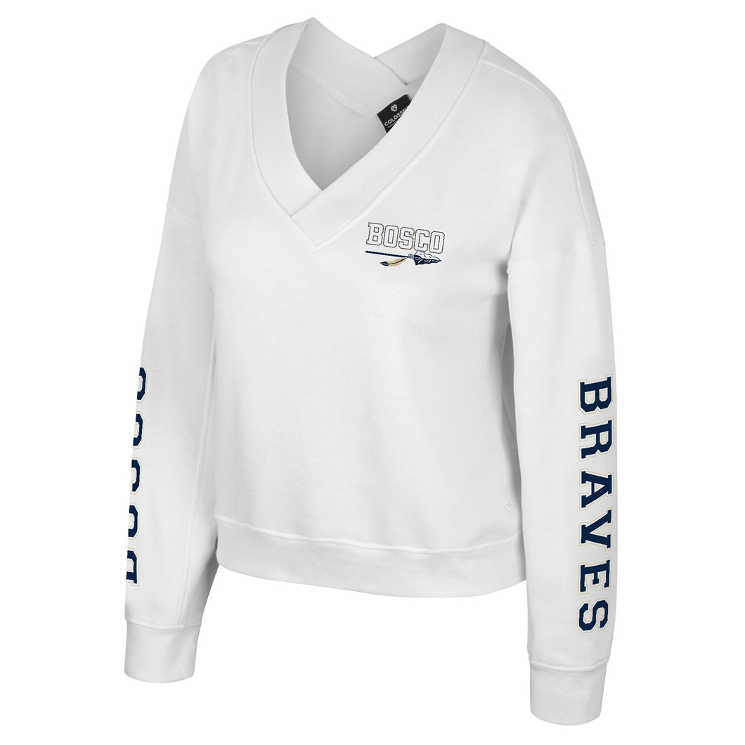 Women's Oh Crepe V-Neck Fleece