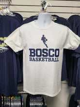 Load image into Gallery viewer, Basketball Silhouette White S/S T-shirt - CLEARANCE - FINAL SALE
